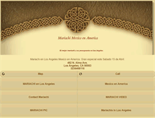 Tablet Screenshot of mariachimexicoenamerica.com